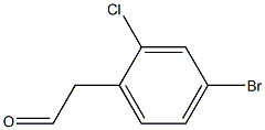 2-(4-bromo-2-chlorophenyl)acetaldehyde Structure