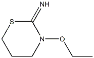 2H-1,3-Thiazin-2-imine,3-ethoxytetrahydro-(9CI) 구조식 이미지