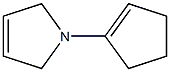 1H-Pyrrole,1-(1-cyclopenten-1-yl)-2,5-dihydro-(9CI) 구조식 이미지