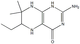 4(1H)-Pteridinone,2-amino-6-ethyl-5,6,7,8-tetrahydro-7,7-dimethyl-(9CI) Structure