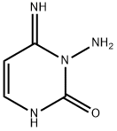 2(1H)-Pyrimidinone,1-amino-3,6-dihydro-6-imino-(9CI) 구조식 이미지