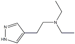 1H-Pyrazole-4-ethanamine,N,N-diethyl-(9CI) Structure