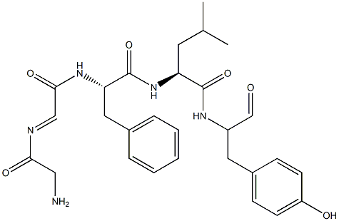 enkephalin, N-cyclo-Leu(5)- Structure