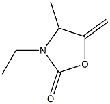 2-Oxazolidinone,3-ethyl-4-methyl-5-methylene-(9CI) 구조식 이미지