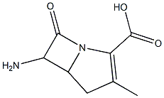 1-Azabicyclo[3.2.0]hept-2-ene-2-carboxylicacid,6-amino-3-methyl-7-oxo-(9CI) Structure