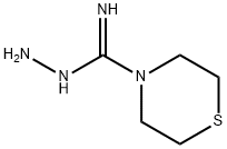 4-Thiomorpholinecarboximidicacid,hydrazide(9CI) Structure