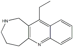 1H-Azepino[4,3-b]quinoline,11-ethyl-2,3,4,5-tetrahydro-(9CI) 구조식 이미지