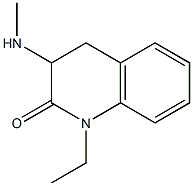 2(1H)-Quinolinone,1-ethyl-3,4-dihydro-3-(methylamino)-(9CI) Structure