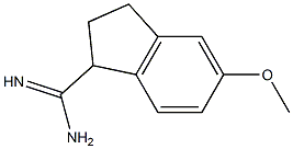 1H-Indene-1-carboximidamide,2,3-dihydro-5-methoxy-(9CI) 구조식 이미지