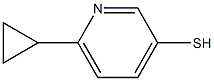 3-Pyridinethiol,6-cyclopropyl-(9CI) Structure
