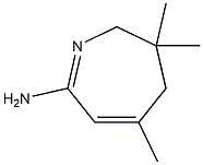 2H-Azepin-7-amine,3,4-dihydro-3,3,5-trimethyl-(9CI) 구조식 이미지