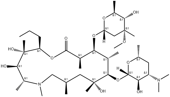 2-Desethyl-2-propylazithromycin Structure