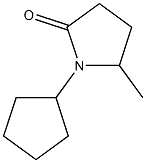 2-피롤리디논,1-시클로펜틸-5-메틸-(9CI) 구조식 이미지