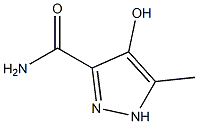 1H-Pyrazole-3-carboxamide,4-hydroxy-5-methyl-(9CI) 구조식 이미지