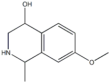 4-Isoquinolinol,1,2,3,4-tetrahydro-7-methoxy-1-methyl-(9CI) 구조식 이미지