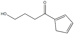 1-Butanone,1-(1,3-cyclopentadien-1-yl)-4-hydroxy-(9CI) Structure