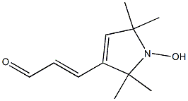 3-(2,2,5,5-테트라메틸-1-옥시피롤리디닐)-2-프로페날 구조식 이미지