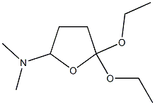 2-푸라나민,5,5-디에톡시테트라히드로-N,N-디메틸-(9CI) 구조식 이미지