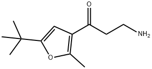 1-Propanone,3-amino-1-[5-(1,1-dimethylethyl)-2-methyl-3-furanyl]-(9CI) Structure