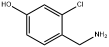 4-(aminomethyl)-3-chlorophenol 구조식 이미지