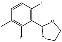 1,3-Dioxolane,2-(2,6-difluoro-3-methylphenyl)-(9CI) Structure