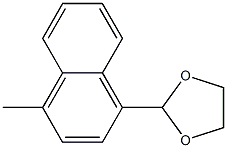 1,3-Dioxolane,2-(4-methyl-1-naphthalenyl)-(9CI) 구조식 이미지