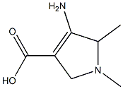 1H-Pyrrole-3-carboxylicacid,4-amino-2,5-dihydro-1,5-dimethyl-(9CI) Structure