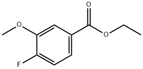 4-FLUORO-3-METHOXYBENZOIC ACID ETHYL ESTER Structure