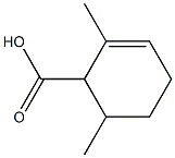 2-Cyclohexene-1-carboxylicacid,2,6-dimethyl-(9CI) Structure