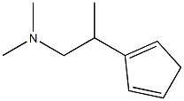 1,4-시클로펜타디엔-1-에탄아민,N,N,베타-트리메틸-(9CI) 구조식 이미지