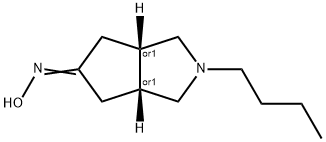 Cyclopenta[c]pyrrol-5(1H)-one, 2-butylhexahydro-, oxime, (3aR,6aS)-rel- (9CI) Structure