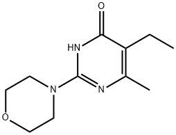 4(1H)-Pyrimidinone,5-ethyl-6-methyl-2-(4-morpholinyl)-(9CI) 구조식 이미지