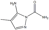 1H-Pyrazole-1-carboxamide,5-amino-4-methyl-(9CI) Structure