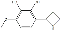 1,2-Benzenediol,3-(2-azetidinyl)-6-methoxy-(9CI) Structure