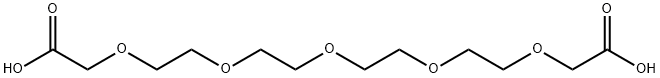 PEG5-(CH2CO2H)2 Structure