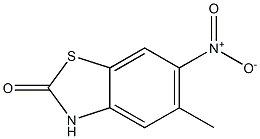 2(3H)-Benzothiazolone,5-methyl-6-nitro-(9CI) 구조식 이미지