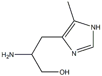 1H-이미다졸-4-프로판올,베타-아미노-5-메틸-(9CI) 구조식 이미지