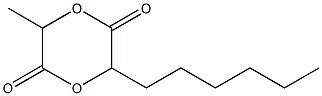 1,4-Dioxane-2,5-dione,3-hexyl-6-methyl-(9CI) 구조식 이미지