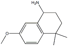 1-Naphthalenamine,1,2,3,4-tetrahydro-7-methoxy-4,4-dimethyl-(9CI) 구조식 이미지