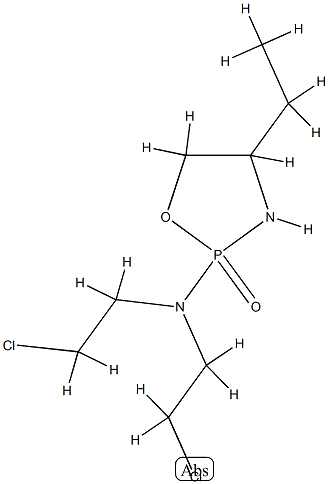 N,N-bis(2-chloroethyl)-4-ethyl-2-oxo-1-oxa-3-aza-2$l^{5}-phosphacyclop entan-2-amine Structure