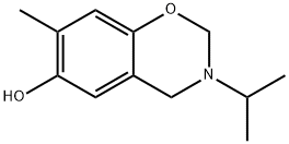 2H-1,3-Benzoxazin-6-ol,dihydro-7-methyl-3-(1-methylethyl)-(9CI) Structure