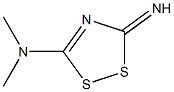 3H-1,2,4-Dithiazol-5-amine,3-imino-N,N-dimethyl-(9CI) Structure