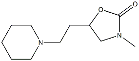 2-Oxazolidinone,3-methyl-5-[2-(1-piperidinyl)ethyl]-(9CI) Structure