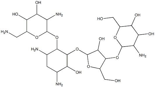 6'''-deamino-6'''-hydroxyneomycin B Structure