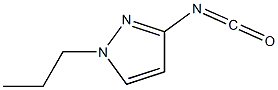 1H-Pyrazole,3-isocyanato-1-propyl-(9CI) Structure