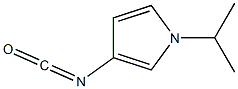 1H-Pyrrole,3-isocyanato-1-(1-methylethyl)-(9CI) Structure