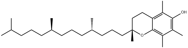 (2R, 4'S, 8'R)-α-Tocopherol Structure