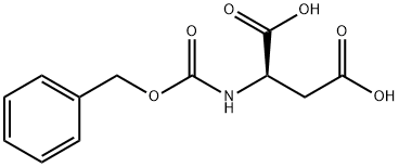 N-Benzyloxycarbonyl-D-aspartic acid Structure