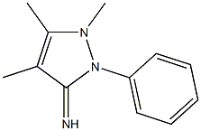 3H-Pyrazol-3-imine,1,2-dihydro-1,4,5-trimethyl-2-phenyl-(9CI) 구조식 이미지