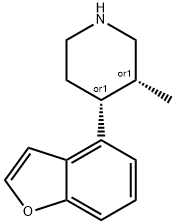 피페리딘,4-(4-벤조푸라닐)-3-메틸-,(3R,4R)-rel-(9CI) 구조식 이미지